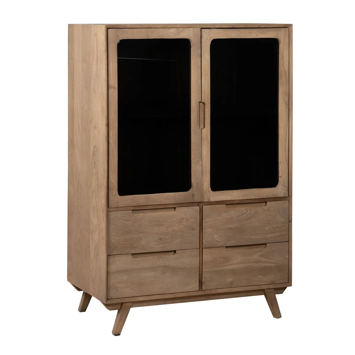 Armoire burnie noir naturel verre bois de manguier 107 x 40 5 x 142 cm s880855159. Notre équipe Diaytar est une bande de dénicheurs compulsifs, toujours en quête du produit qui provoquera l'étincelle dans votre regard.