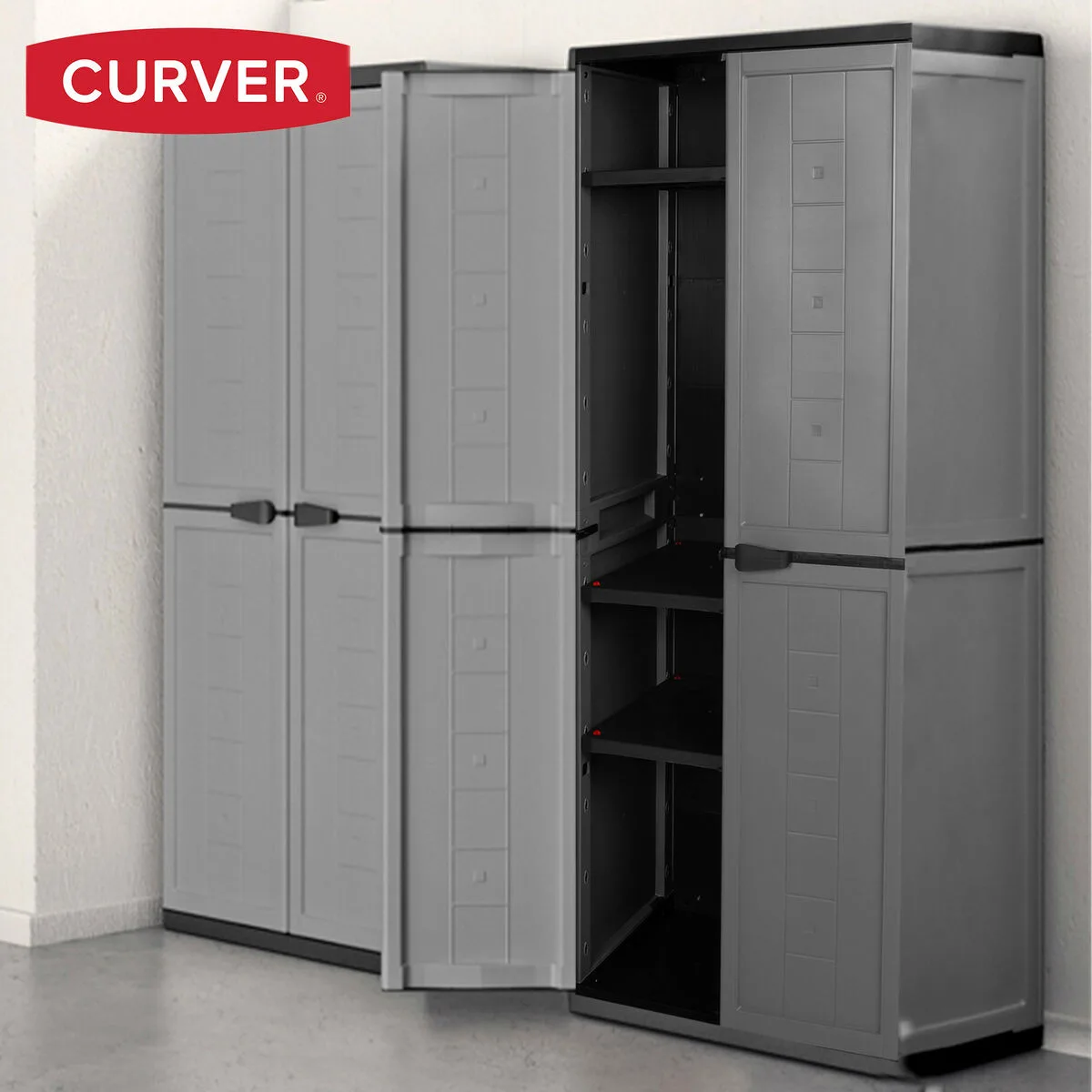 Armoire curver gris fonce plastique 68 x 166 x 39 cm s890648532. Diaytar : Parce que vous méritez le meilleur, nous sélectionnons l'excellence.