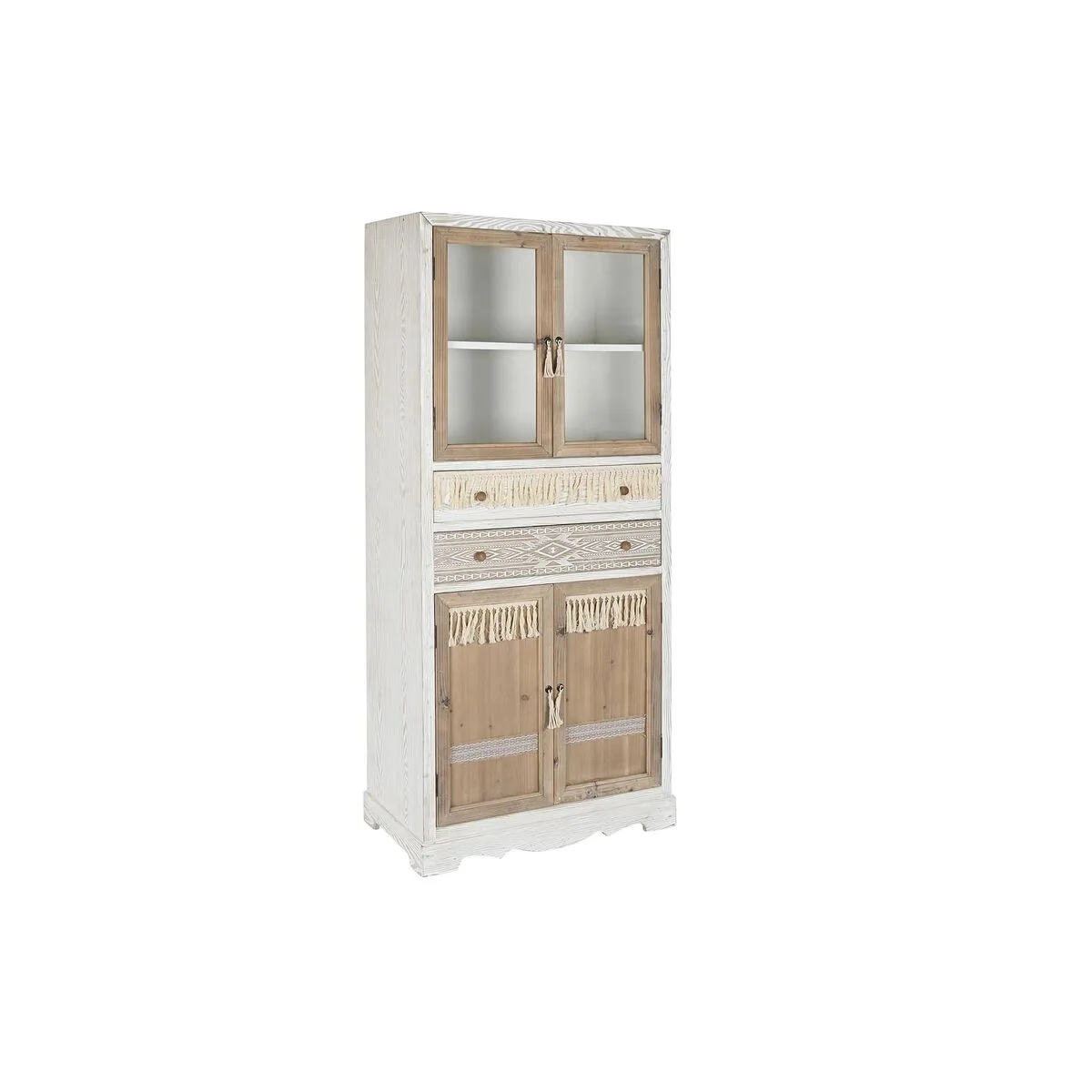 Armoire dkd home decor blanc naturel verre sapin 86 x 40 x 180 cm 80 x 42 x 180 cm s304055522. Votre vie, simplifiée et stylisée par Diaytar et sa collection de produits essentiels et innovants