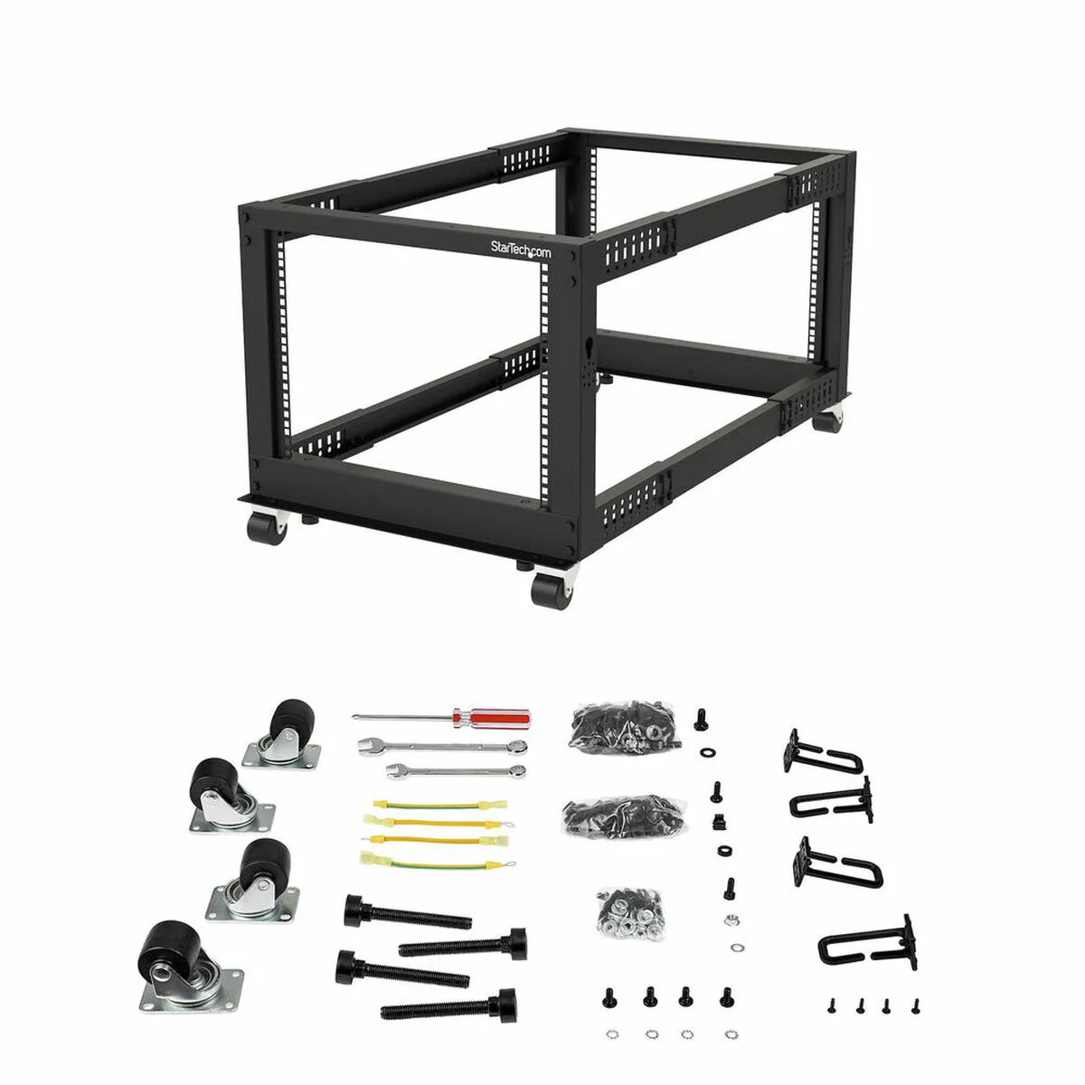 Armoire murale rack startech 4postrack8u s5505894281. Notre équipe chez Diaytar est une brigade de passionnés, toujours en chasse pour dénicher la perle rare qui vous fera vibrer.