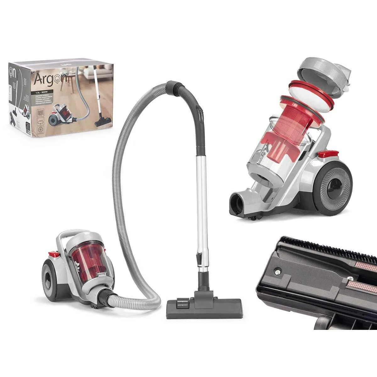 Aspirateur argon bst 716 rouge gris 900 w s363312159. Exprimez votre personnalité avec les accessoires tendance de Diaytar.