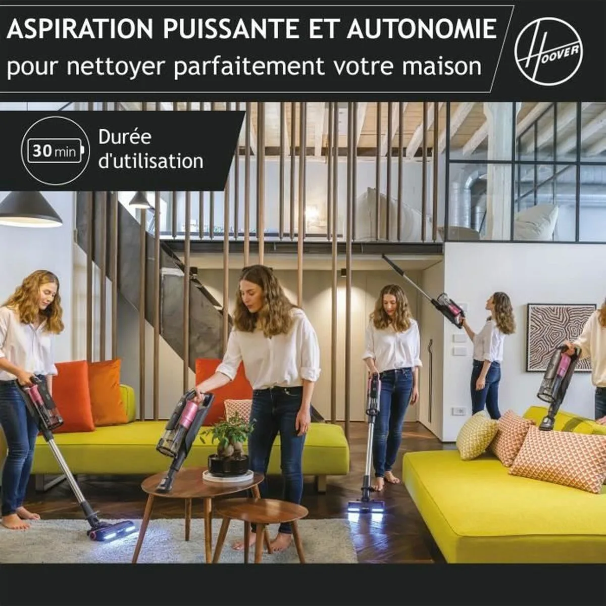 Aspirateur balai hoover s7101124029. Notre mission : éradiquer le superflu pour ne vous proposer que l'essentiel... mais en beaucoup plus stylé. Bienvenue chez Diaytar.