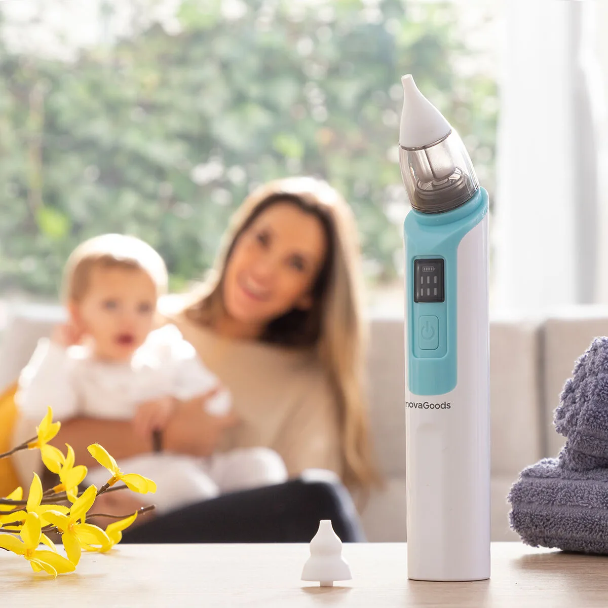 Aspirateur nasal rechargeable pour bebes nizi innovagoods v010370983. Diaytar, la preuve qu'une boutique généraliste peut être synonyme de goût, d'exigence et d'innovation constante