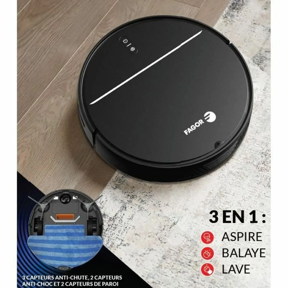 Aspirateur robot fagor fgr200 s7101519098. Bienvenue sur Diaytar, la plateforme qui a réussi le pari de rendre le shopping généraliste aussi excitant que la mode.