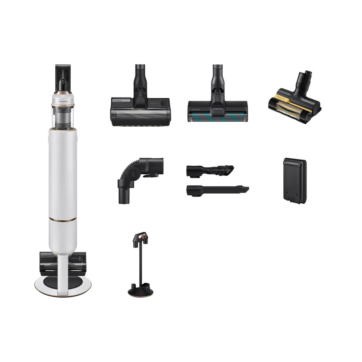 Aspirateur sans fil samsung vs20b95843w wa blanc noir chrome 580 w s919280328. Diaytar s'adapte à vos besoins avec une gamme complète et variée.