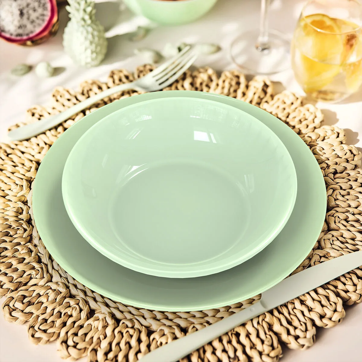 Assiette creuse luminarc apy paradise vert verre o 20 cm 24 unites s271346535. Diaytar a été imaginé pour les acheteurs avisés qui recherchent autant la performance que le design dans leurs produits