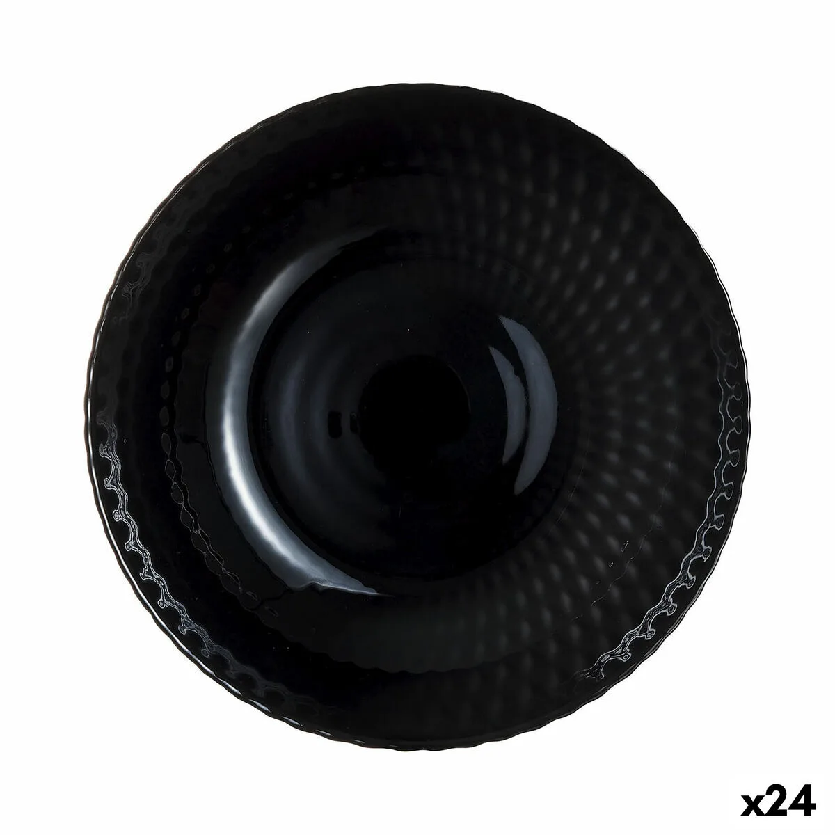 Assiette creuse luminarc pampille noir noir verre 20 cm 24 unites s270982222. Transformez votre intérieur avec les produits déco Diaytar !