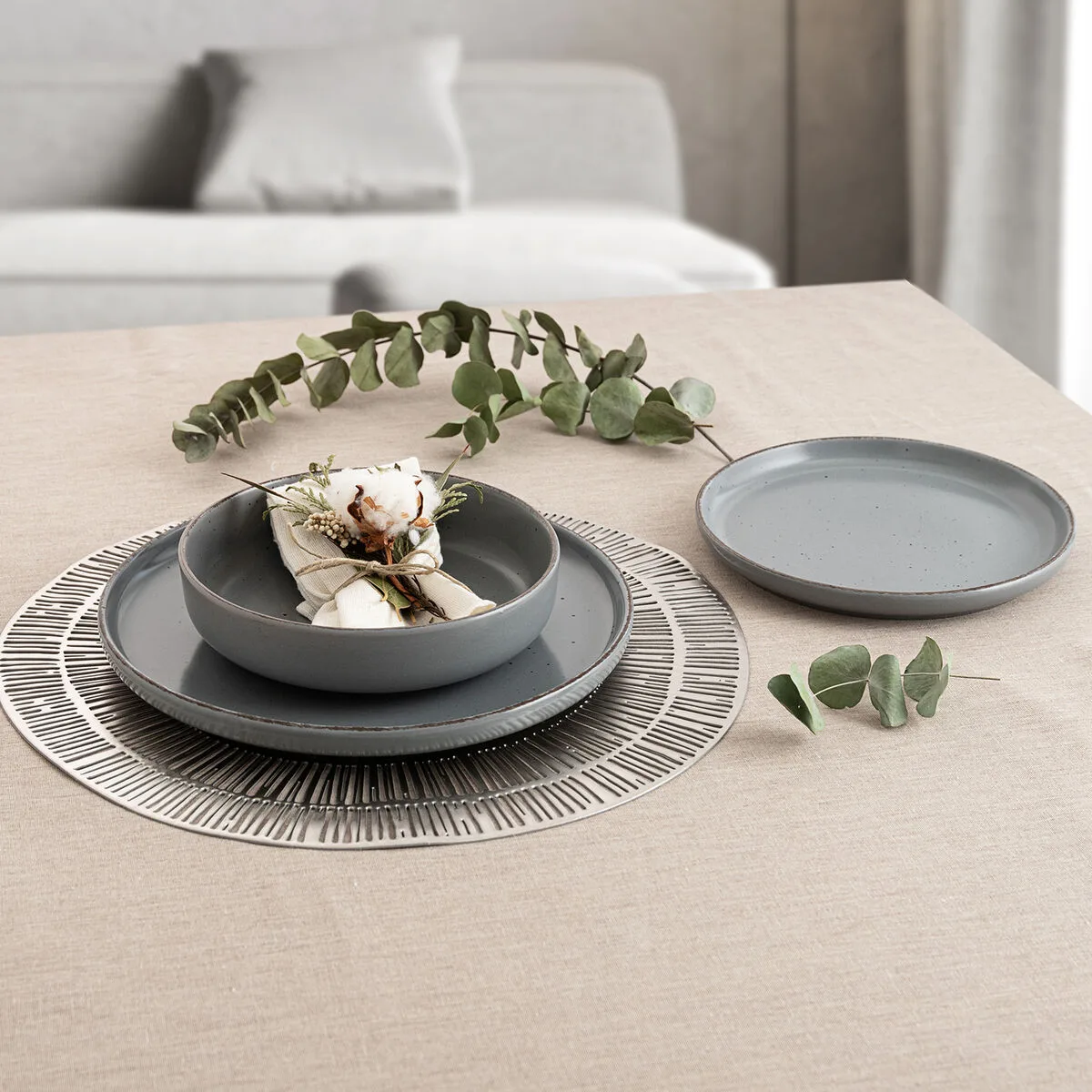 Assiette creuse quid duna gris ceramique 18 5 x 5 3 cm 12 unites s271244628. Bienvenue chez Diaytar - Votre destination shopping pour tous vos besoins du quotidien !
