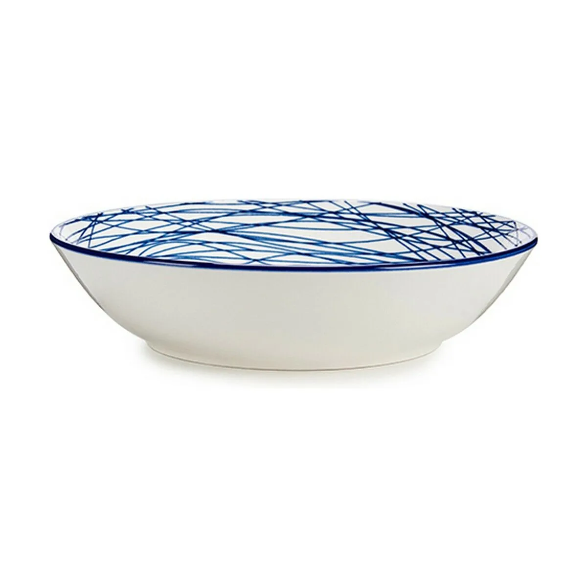 Assiette creuse rayures porcelaine bleu blanc 6 unites 20 x 4 7 x 20 cm s361559929. Bien plus qu'un simple site, Diaytar est une expérience de découverte permanente de produits utiles, beaux et novateurs