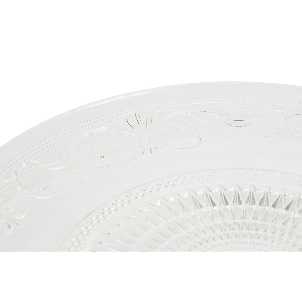 Assiette plate home esprit transparent verre 29 x 29 x 9 2 cm s305530396. La recette Diaytar : un tiers de design, un tiers d'innovation, un tiers de fonctionnalité. Le tout saupoudré de tendance.