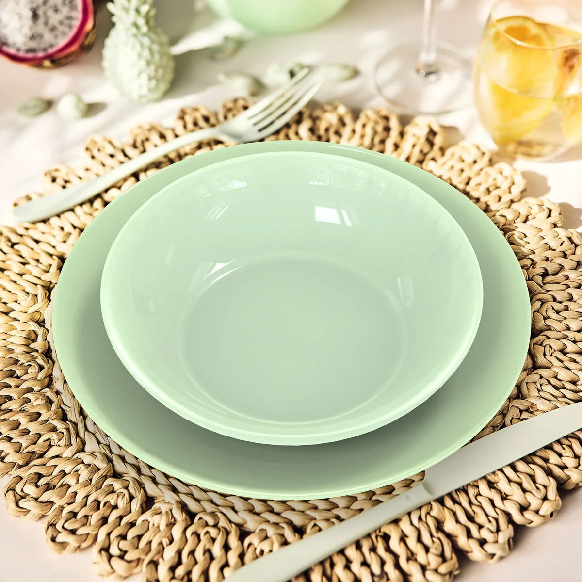 Assiette plate luminarc apy paradise verde vert verre o 25 cm 24 unites s271346335. Rejoignez la communauté Diaytar et vivez une expérience shopping unique.