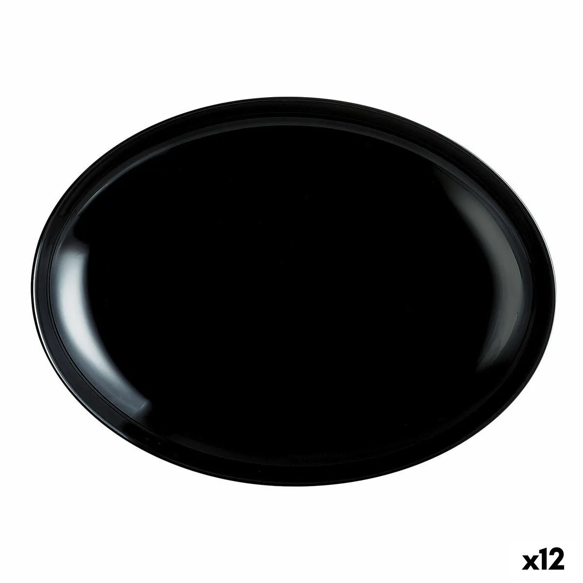 Assiette plate luminarc friends time noir verre 30 x 26 cm viande 12 unites s271154299. Diaytar révolutionne votre façon de faire du shopping en ligne !