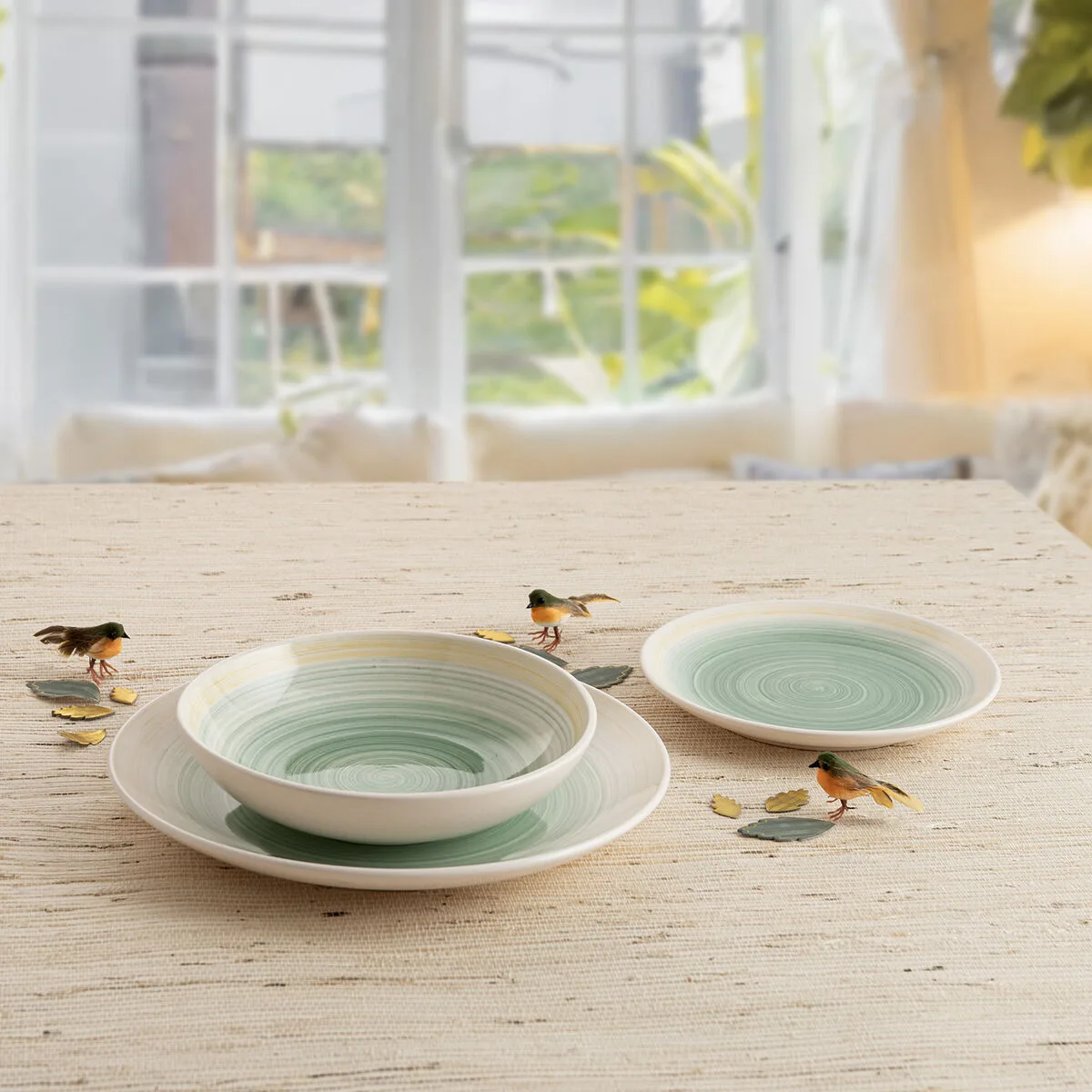 Assiette plate quid velvet vert ceramique o 27 cm 12 unites s271269922. Découvrez l'univers Diaytar - Des milliers de produits sélectionnés avec soin pour vous.