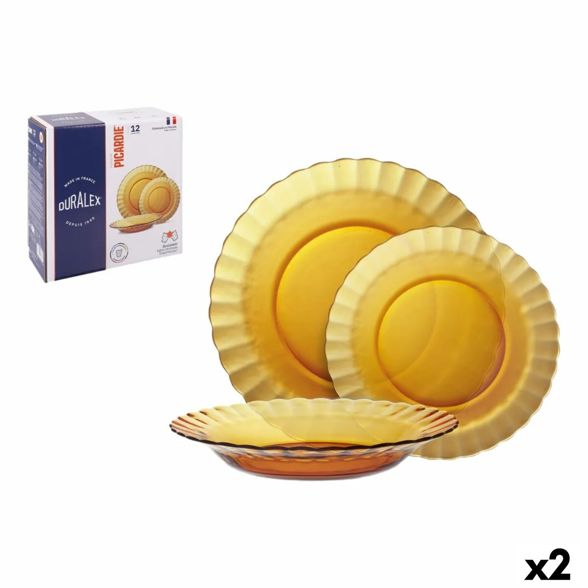 Assiettes duralex picardie 12 pieces 2 unites s223599743. Diaytar : Votre guide shopping pour une sélection exigeante de produits tendance, technologiques et domestiques