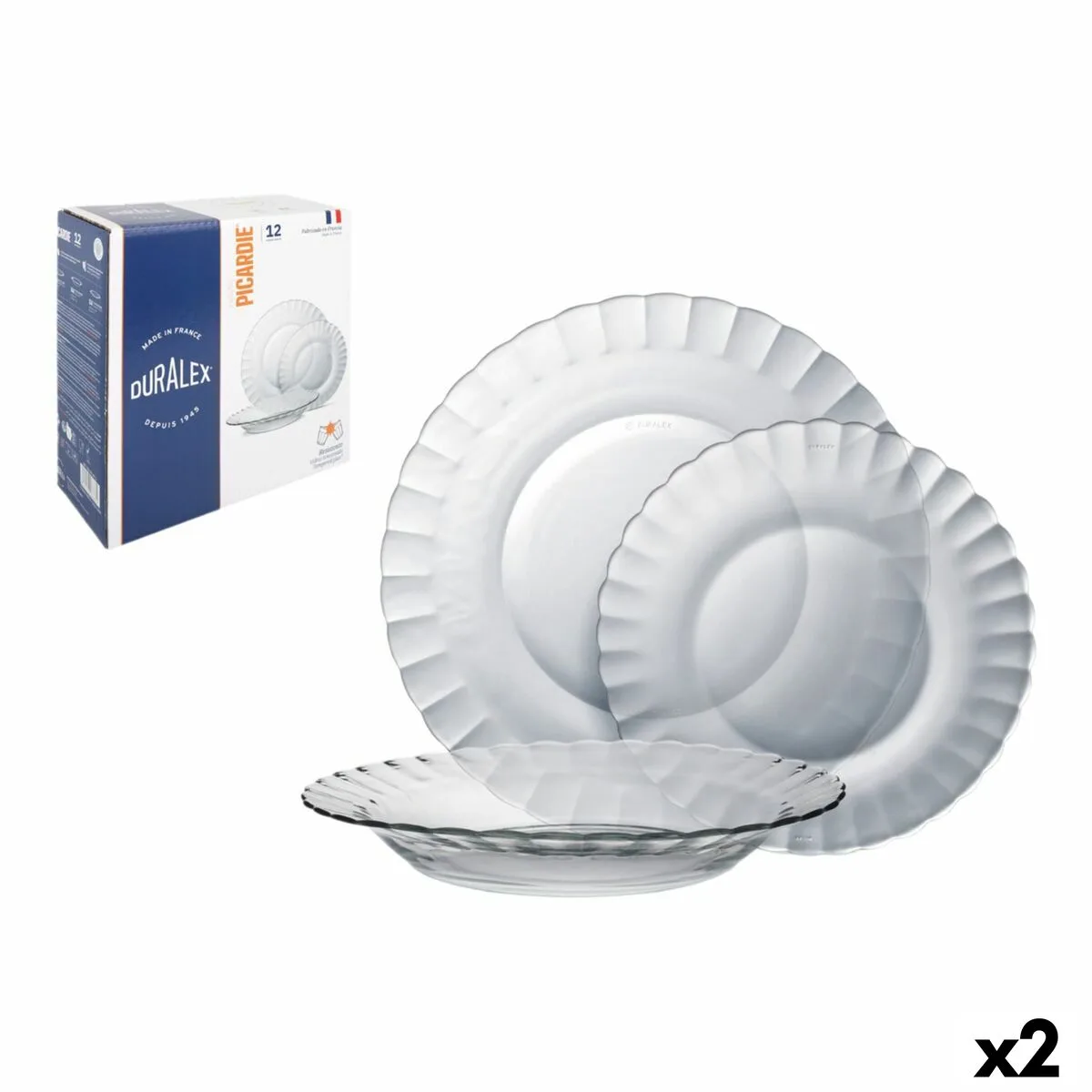 Assiettes duralex picardie transparent 12 pieces 2 unites s223614762. Diaytar, c'est la fusion entre le meilleur de l'artisanat et le cutting-edge de la technologie, au service de votre quotidien.