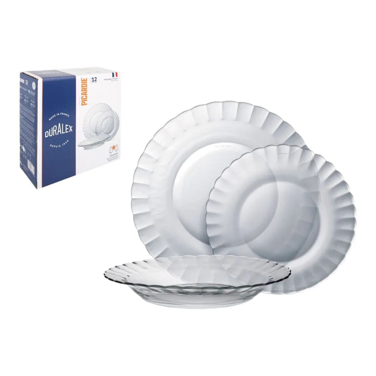 Assiettes duralex picardie transparent 12 pieces 2 unites s223614787. Diaytar, le trait d'union entre vos besoins pratiques et vos aspirations esthétiques, à travers une offre généraliste pointue
