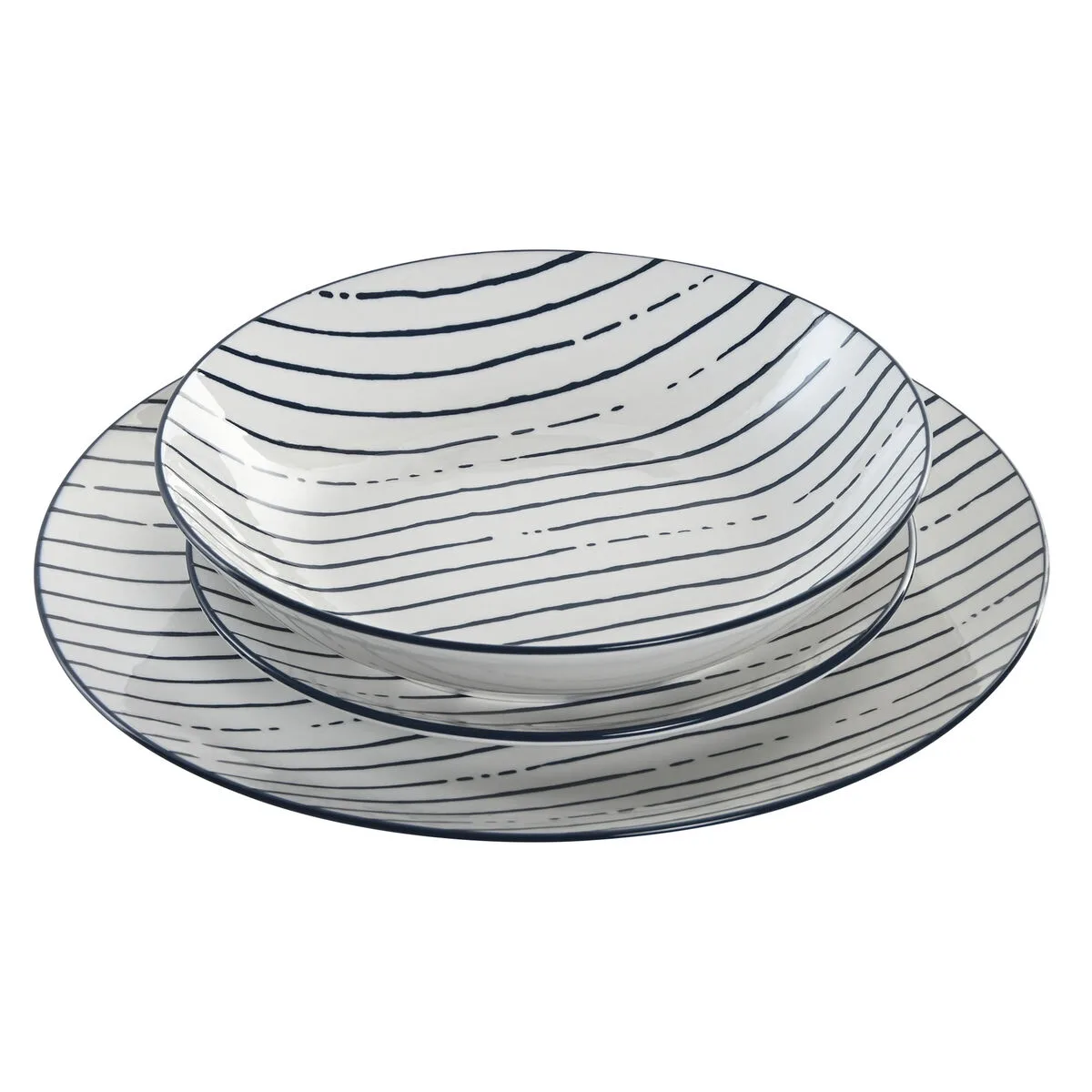 Assiettes home esprit bleu porcelaine rayures mediterraneen 18 pieces s306132084. Les influenceurs adorent Diaytar pour ses pièces mode avant-gardistes.