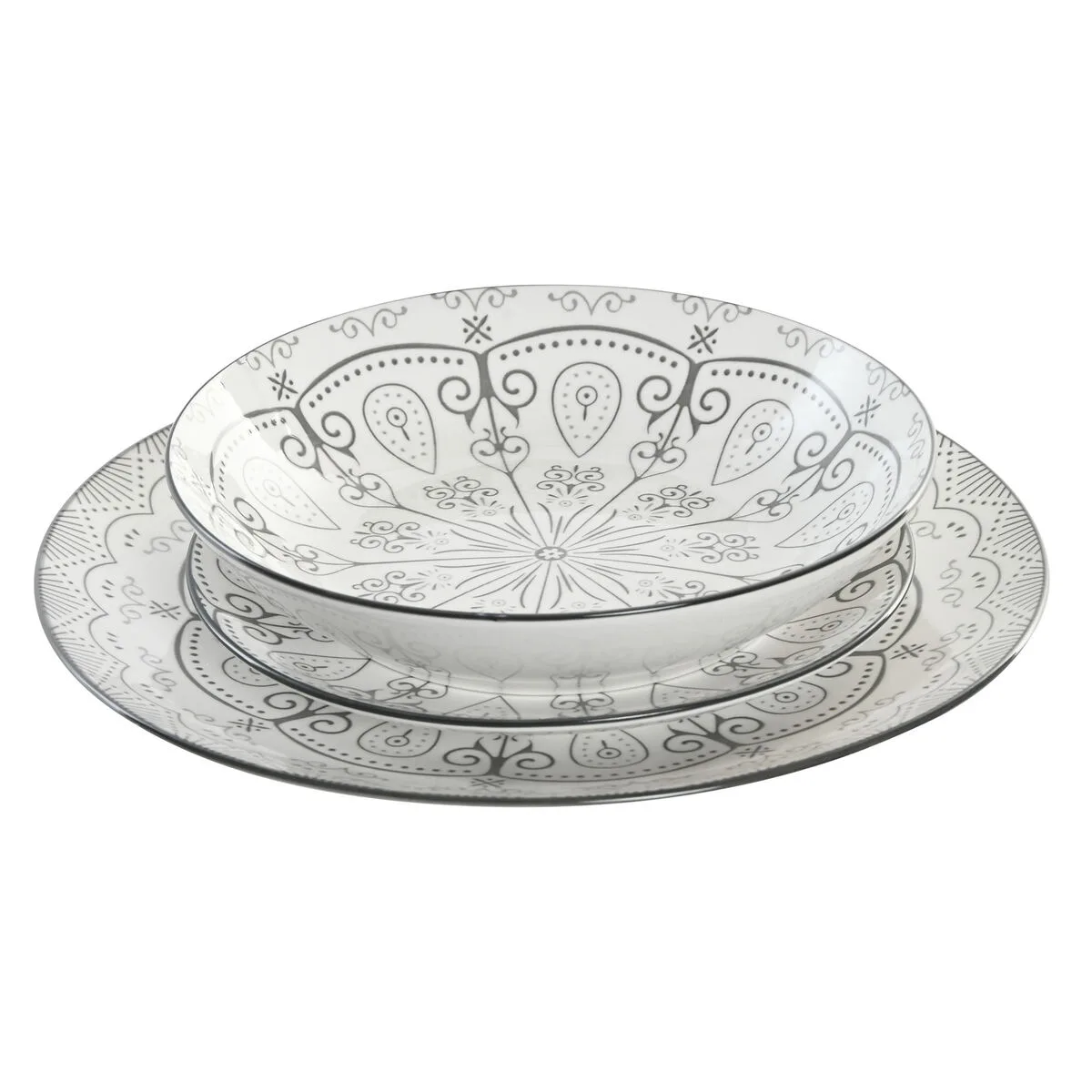 Assiettes home esprit gris clair porcelaine scandi 18 pieces s306131961. Diaytar, c'est la promesse de découvrir au moins un produit qui vous fera dire 'Mais où était-il donc tout ce temps ?'.