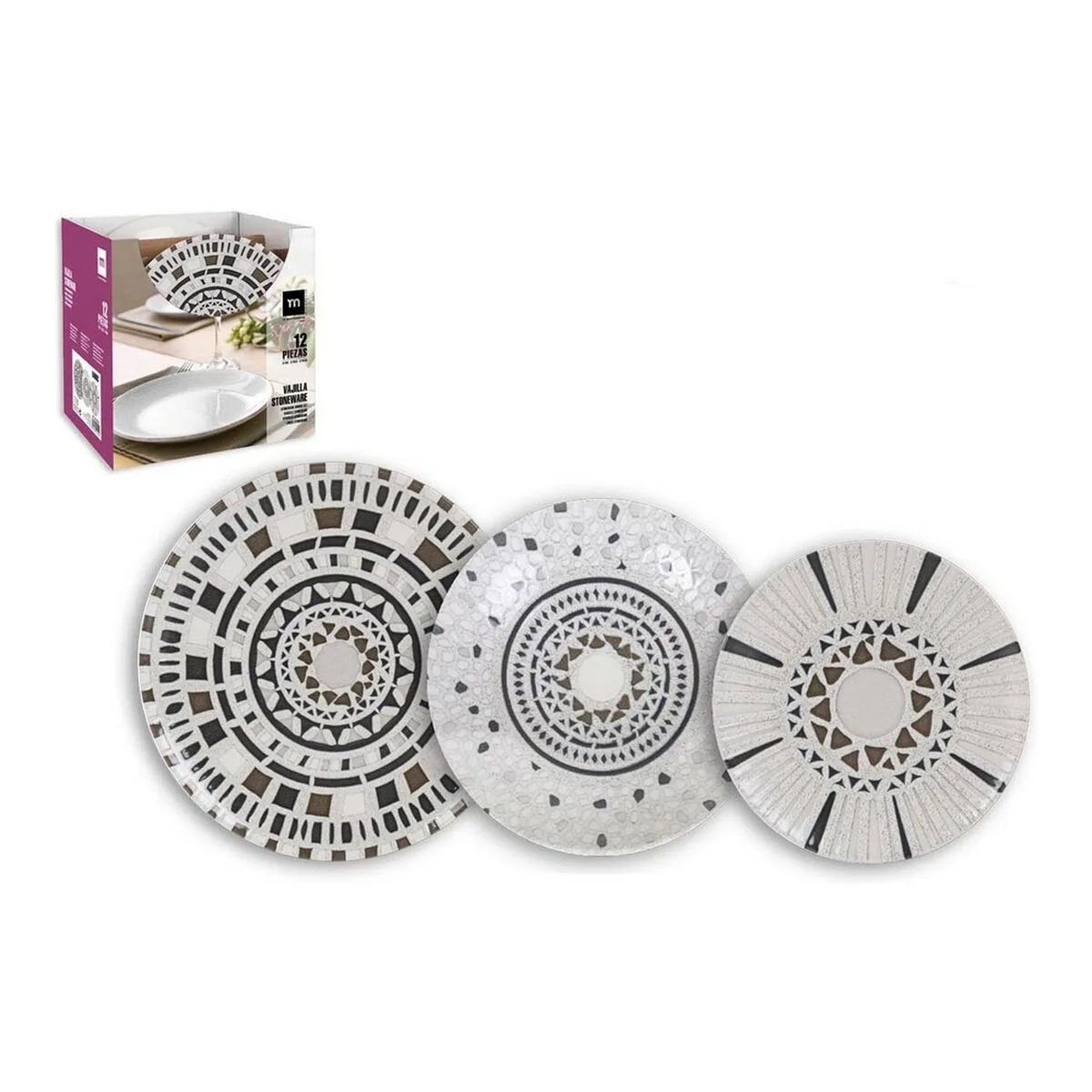 Assiettes inde barroc 2 unites 12 pcs s222636180. Chez Diaytar, chaque visite est l'occasion de découvrir un nouveau produit génial, qu'il soit électronique ou domestique