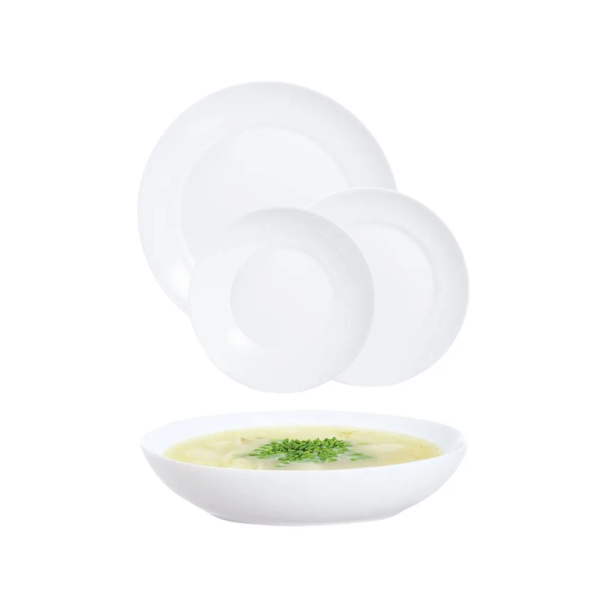 Assiettes luminarc apy blanc verre 18 pieces s271322192. Diaytar cultive l'art du bien-être à travers ses produits soigneusement choisis.