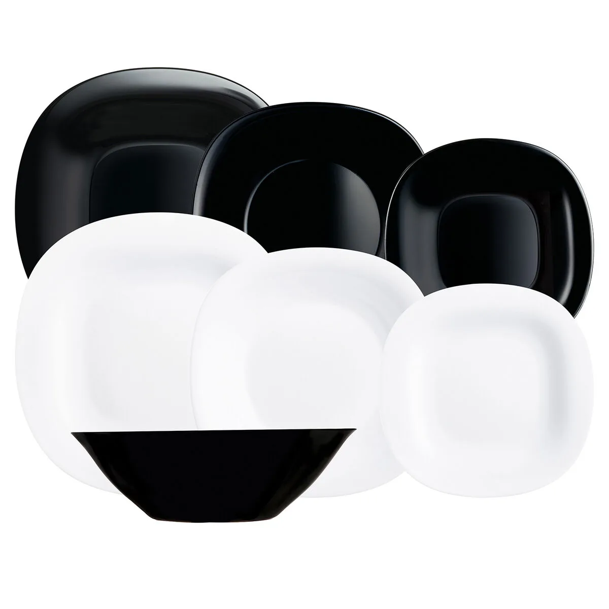 Assiettes luminarc carine n b blanc noir verre 19 pieces s271294278. Notre mission chez Diaytar : démocratiser l'accès aux produits extraordinaires, sans rogner sur le design ou la qualité.