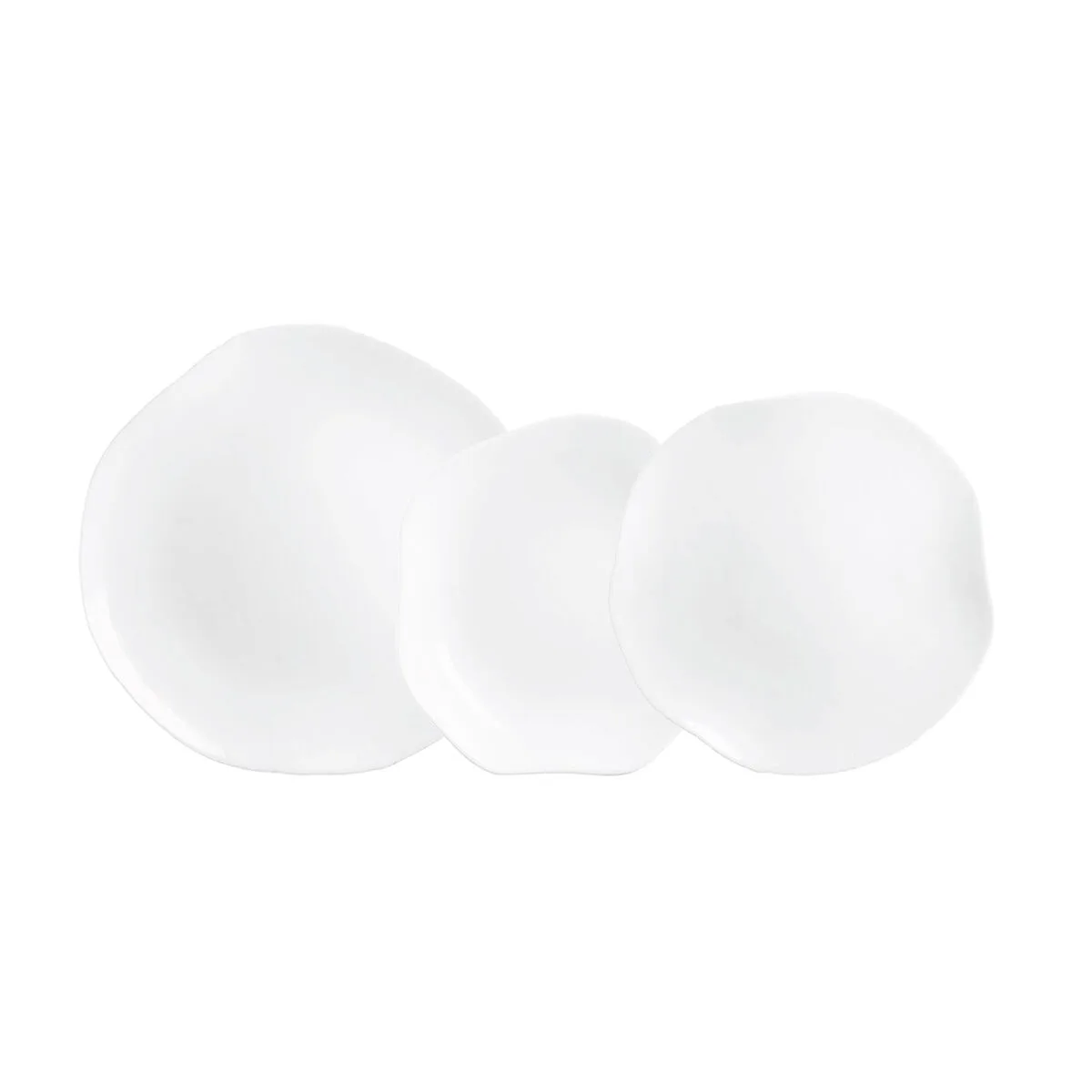 Assiettes luminarc galeo blanc verre 18 pieces s271367899. Diaytar vous habille de la tête aux pieds avec goût et raffinement.