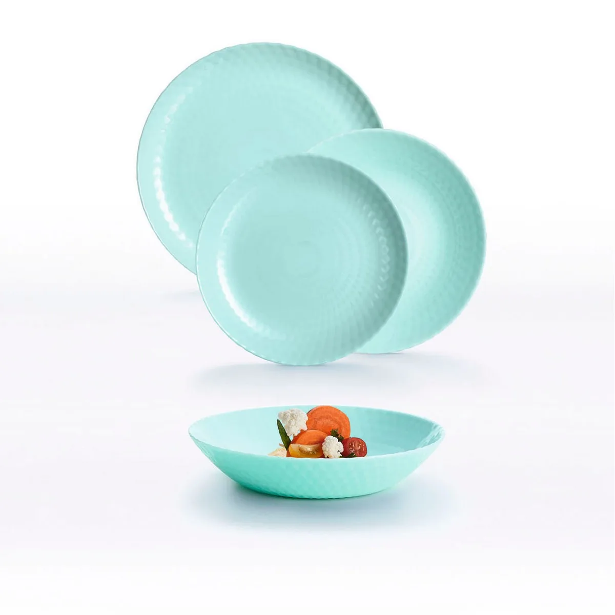 Assiettes luminarc pampille turquesa turquoise verre 18 pieces s270525584. L'ambition de Diaytar : devenir votre boutique en ligne de référence pour tous les produits qui améliorent votre vie