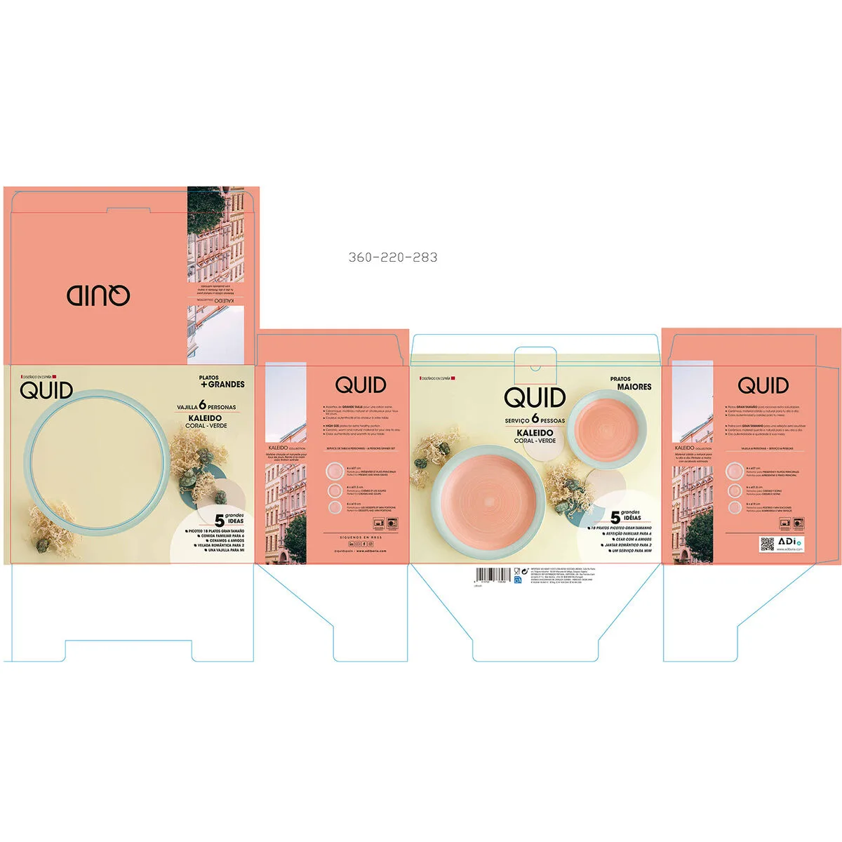 Assiettes quid kaleido ceramique 18 pieces s271195936. Bienvenue sur Diaytar, l'endroit où les produits ne sont pas juste achetés, mais sont adoptés pour la vie.