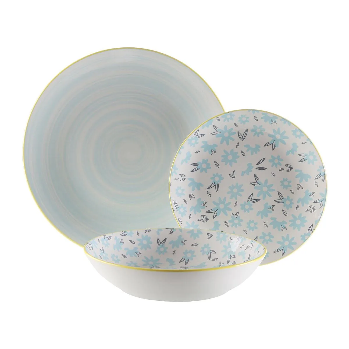 Assiettes versa breeze bleu porcelaine 18 pieces s341900023. Chez Diaytar, nous fusionnons l'utile à l'agréable avec une gamme complète de produits soigneusement choisis pour leur design et leur fonctionnalité
