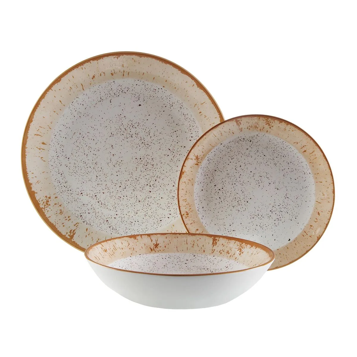 Assiettes versa marron porcelaine 18 pieces s341862298. Bienvenue chez Diaytar - Votre destination shopping pour tous vos besoins du quotidien !
