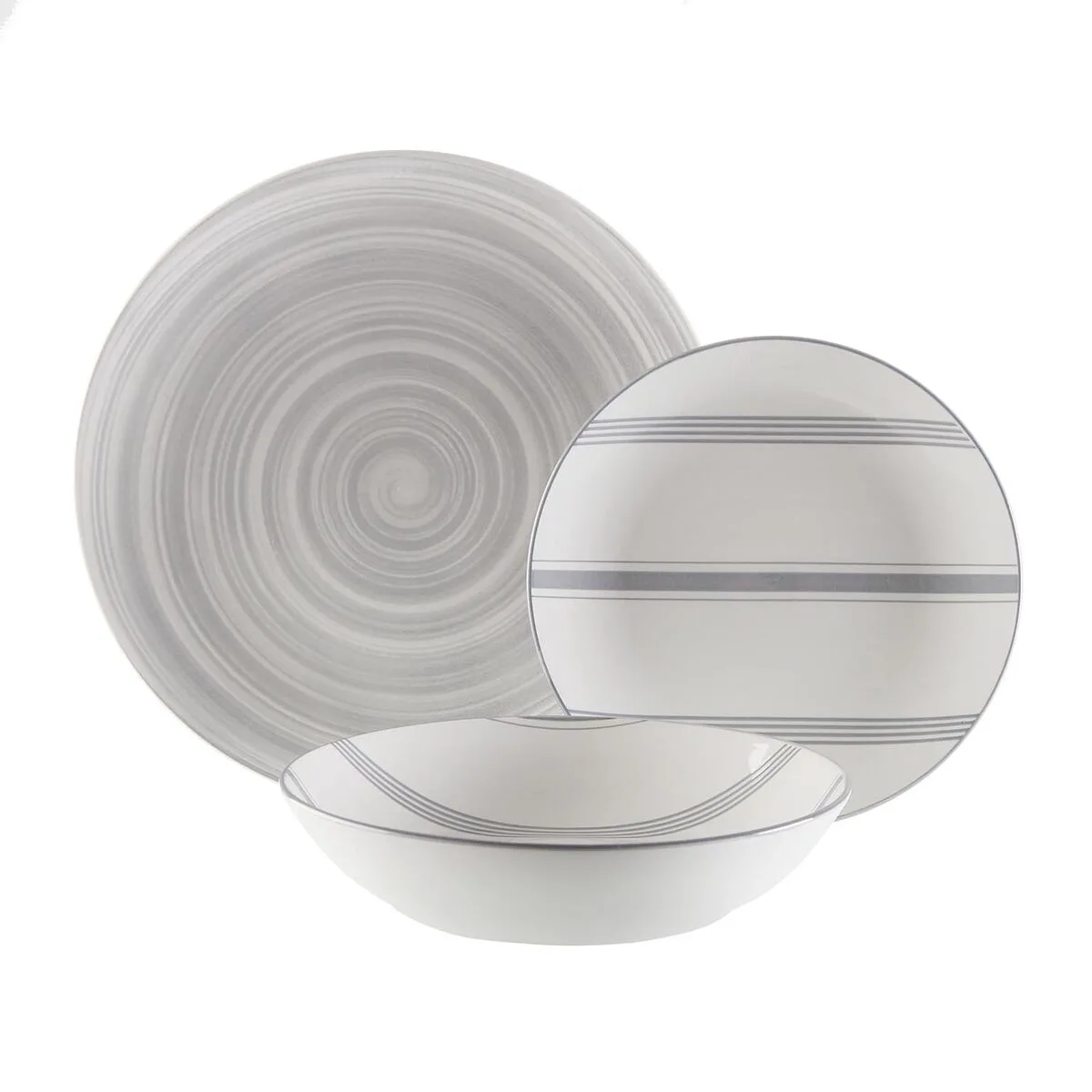 Assiettes versa vortex gris porcelaine 18 pieces s341899995. Diaytar, c'est l'évidence que quand on aime les produits, on ne compte pas. On les collectionne. À vous de jouer.