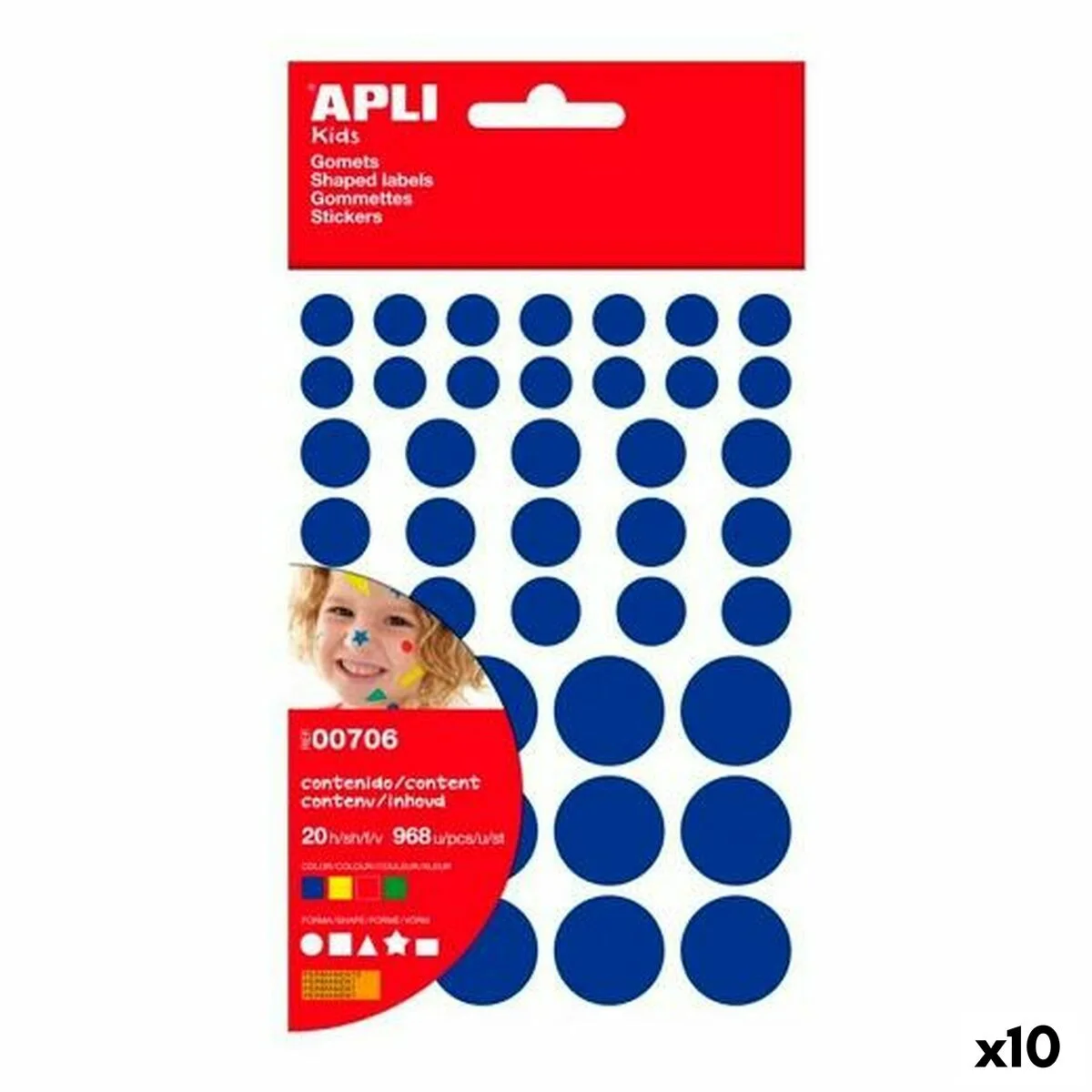 Autocollants apli gomets multicouleur geometrique 20 volets 10 unites s843598871. La boutique en ligne Diaytar, un terrain de jeu infini pour tous ceux qui aiment découvrir des produits utiles et beaux