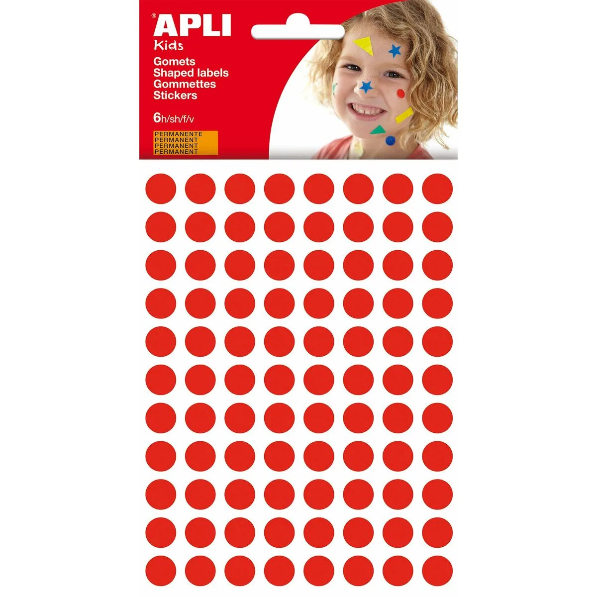 Autocollants apli kids gomets rouge rond 1 piece 10 unites s842543022. Diaytar : La boutique qui réunit qualité, tendance et prix accessibles sous un même toit.