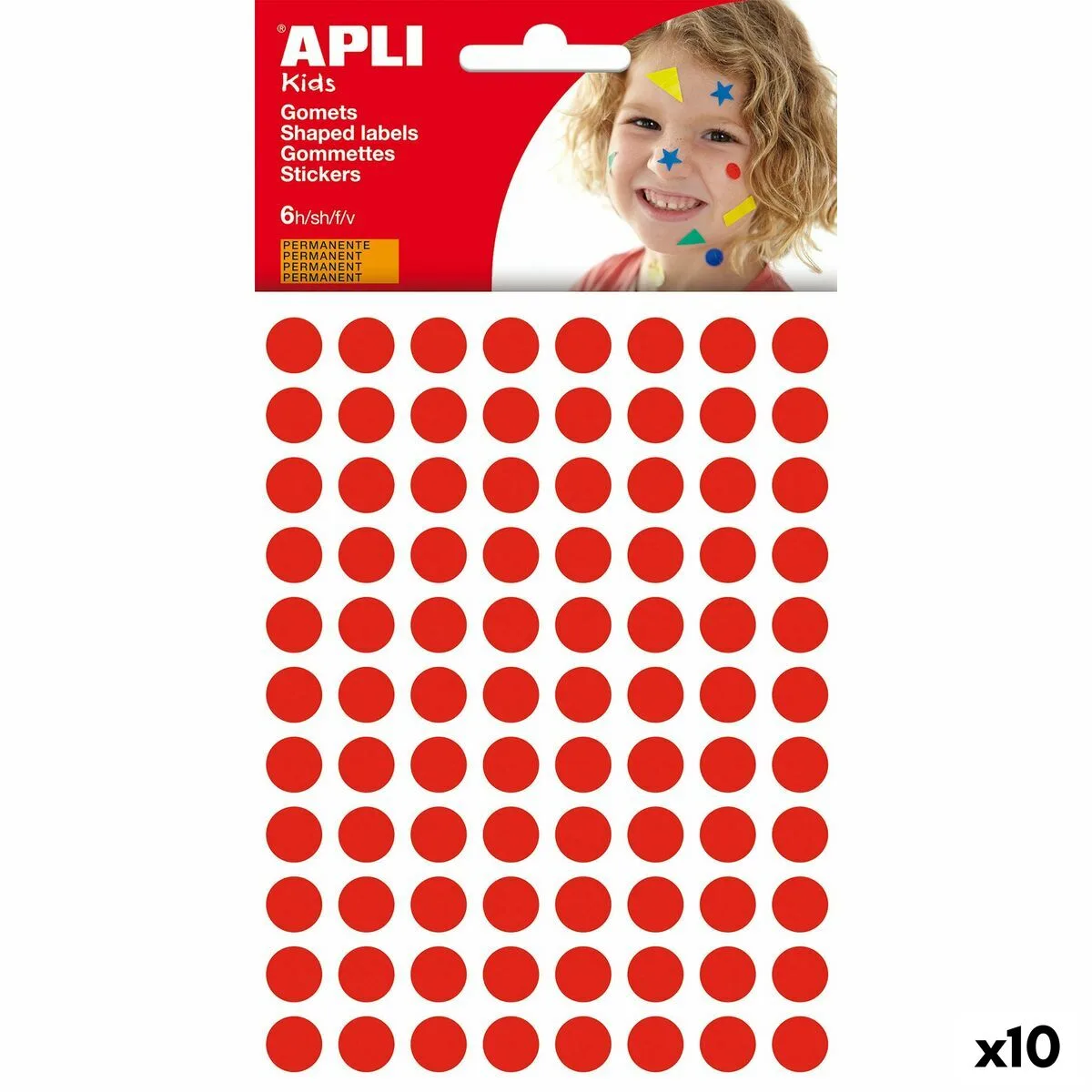 Autocollants apli kids gomets rouge rond 1 piece 10 unites s842543083. L'aventure Diaytar commence ici : parcourez un catalogue généraliste unique où la surprise et la qualité sont au rendez-vous