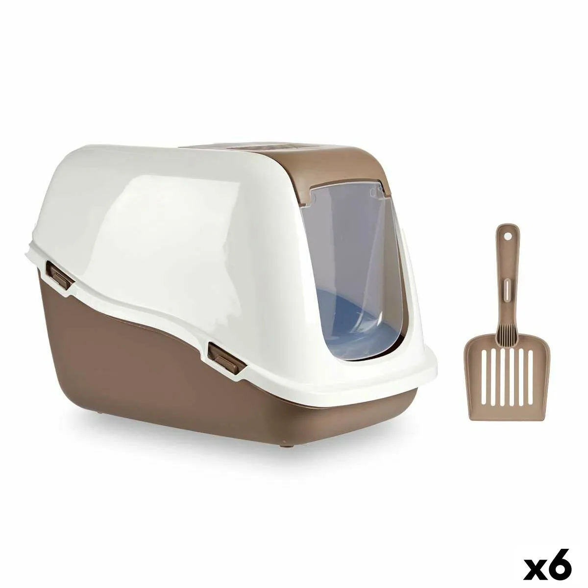 Bac a litiere pour chats blanc beige plastique 39 7 x 57 x 39 cm 6 unites s362582564. Diaytar vous connecte à l'essentiel et au superflu stylé : une gamme complète de produits pour tous vos besoins et envies