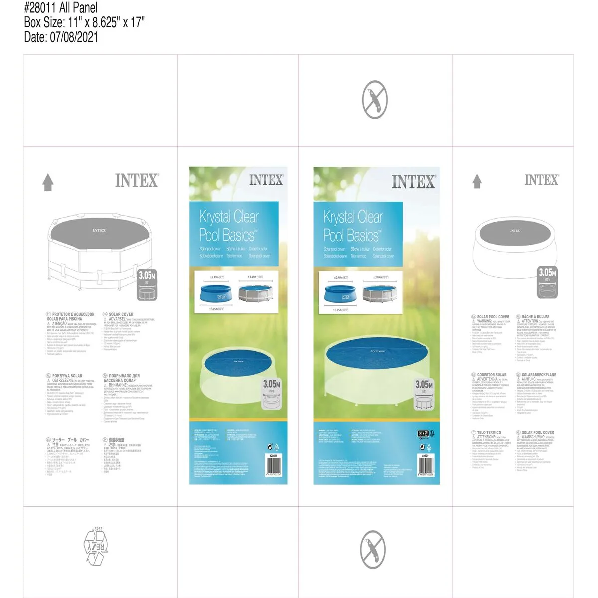 Baches de piscine intex 28011 rond solaire o 305 cm s890172674. Diaytar, c'est la promesse tenue d'un e-commerce où l'émerveillement devant un produit simple est encore possible.