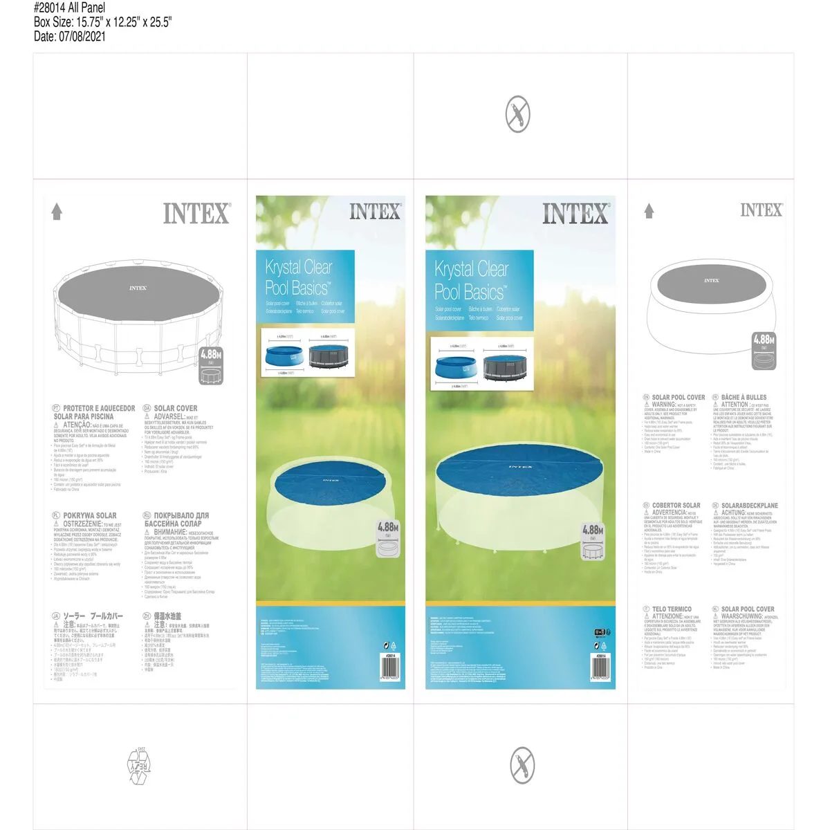 Baches de piscine intex 28014 rond solaire o 488 cm s890172984. Diaytar est le résultat de milliers d'heures de recherche et développement pour vous offrir une offre généraliste d'exception.