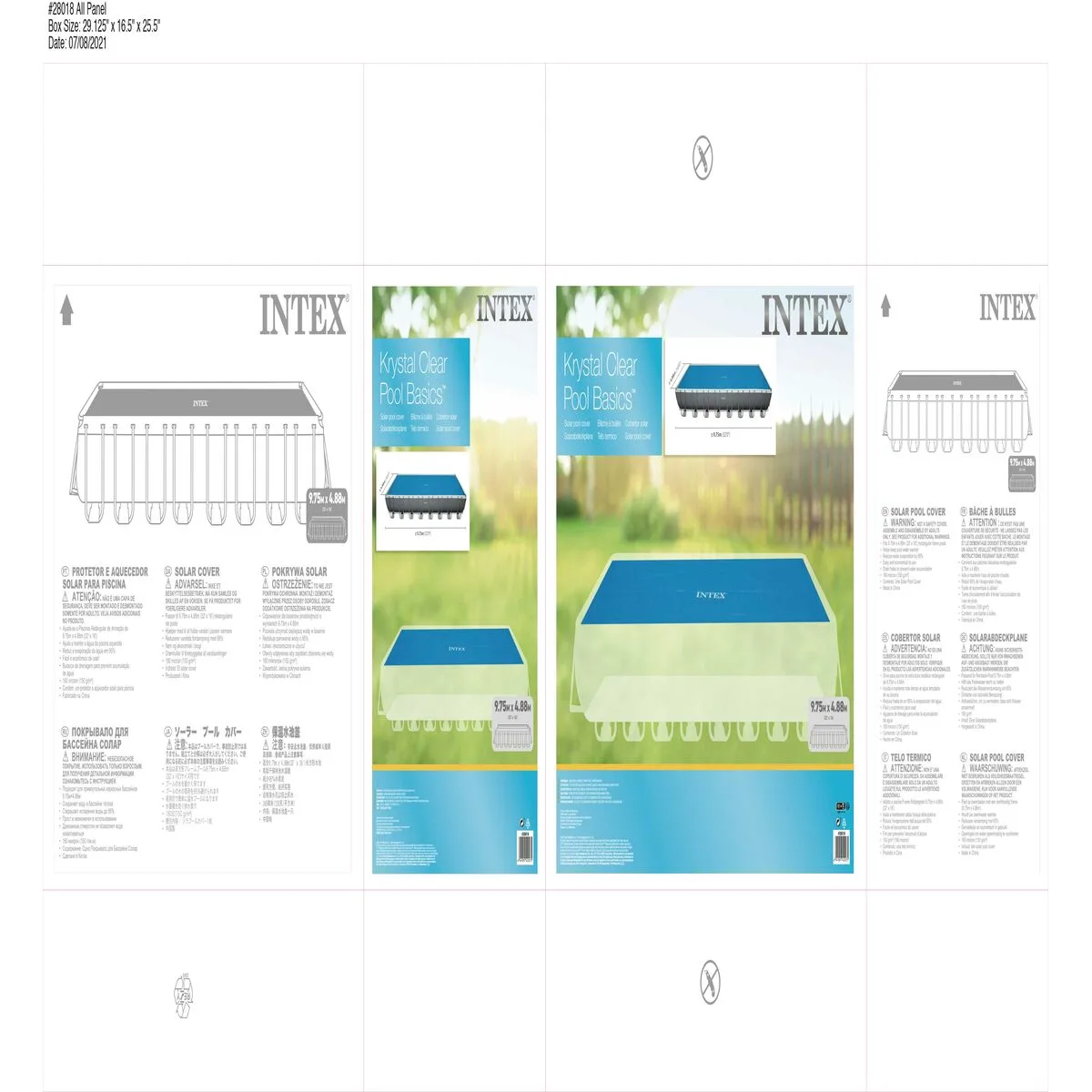 Baches de piscine intex 28018 rectangulaire solaire 975 x 488 cm s890173361. Diaytar, une vision du shopping en ligne où chaque catégorie de produits, de la high-tech au généraliste, est traitée avec excellence