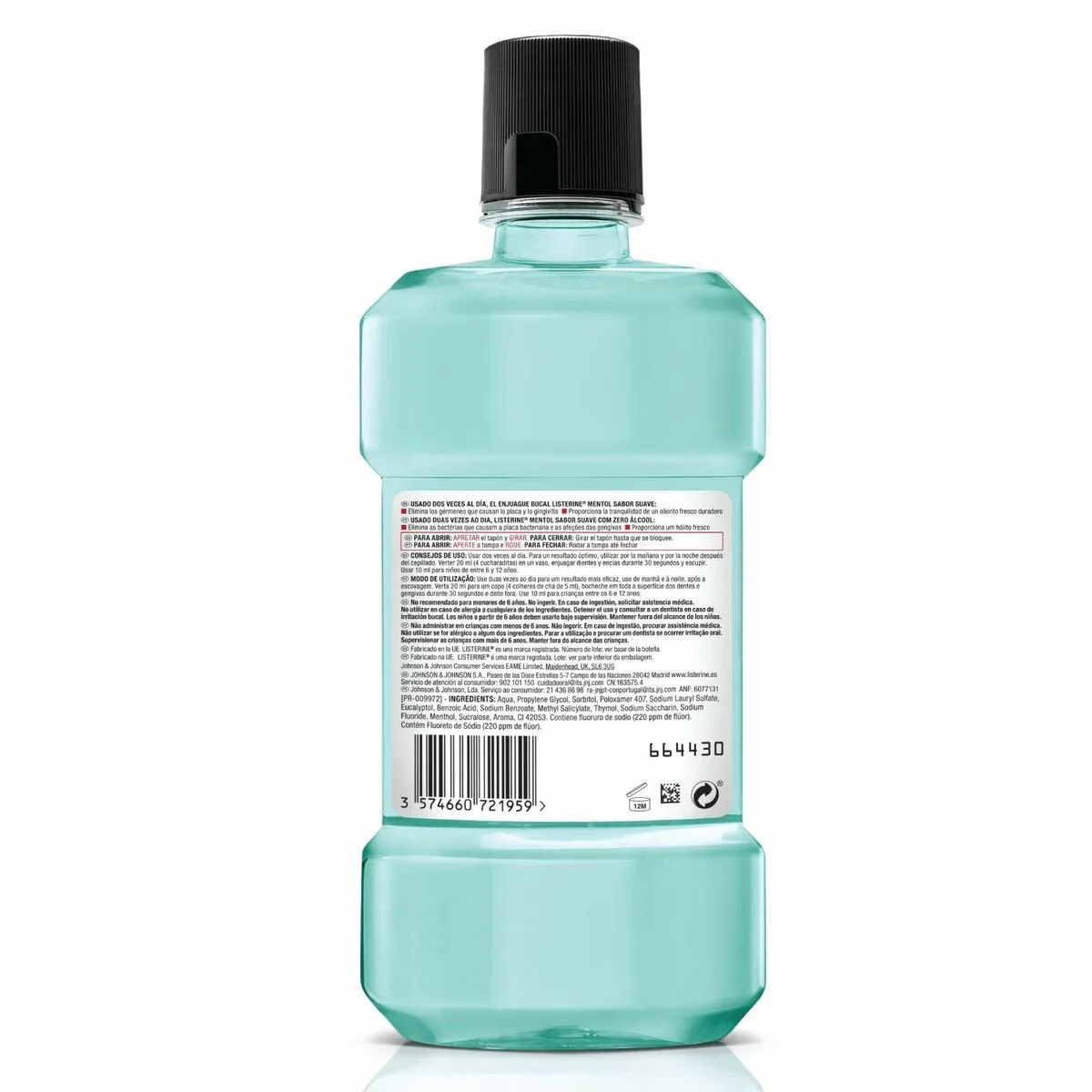 Bain de bouche listerine cool mint zero alcohol 500 ml s790859874. Diaytar a fait le pari de la transparence : nous vous disons tout sur l'origine et la conception de nos produits.