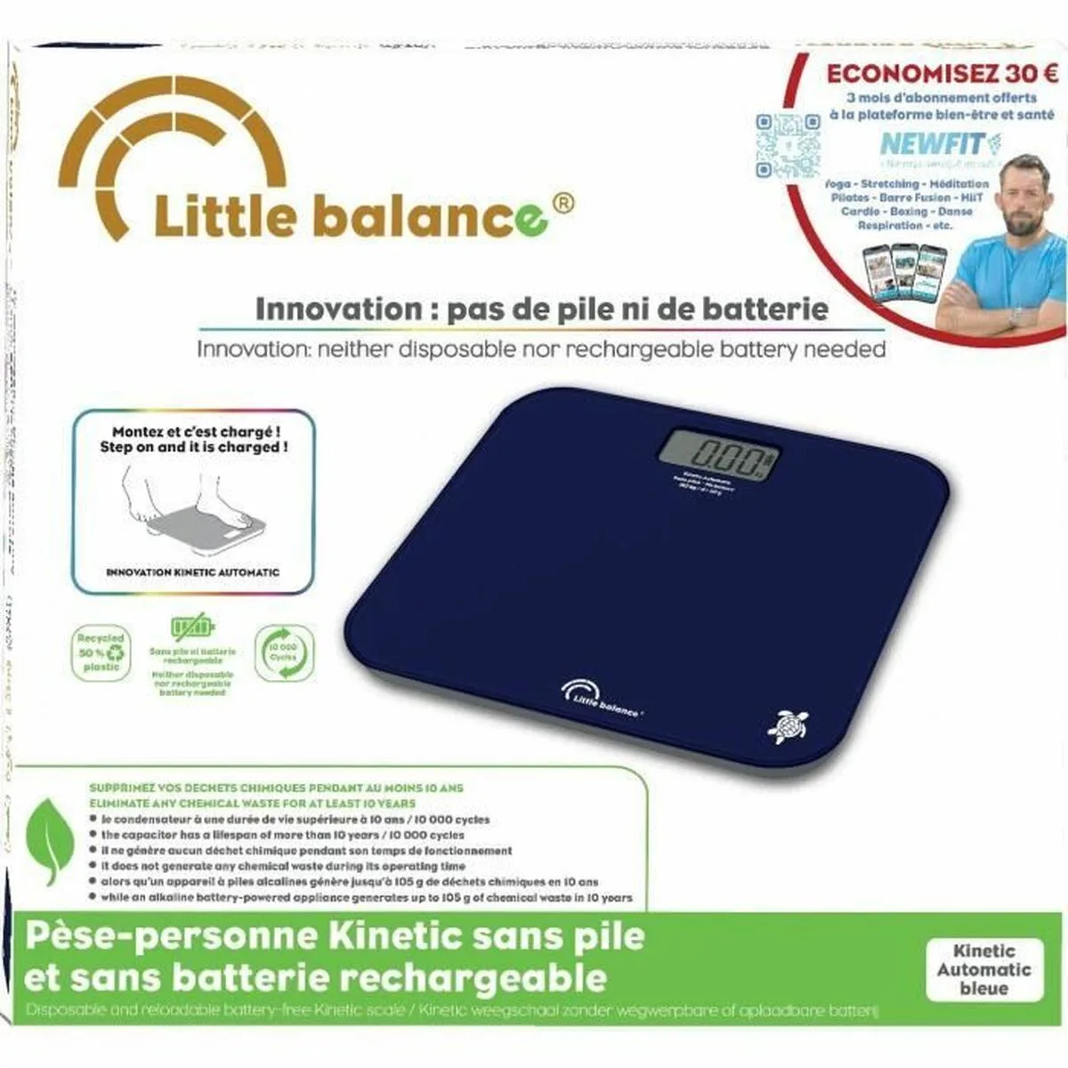 Balance numerique de salle de bain little balance kinetic auto bleu s7101699659. Notre philosophie : le produit parfait n'existe pas. C'est pourquoi Diaytar en propose des milliers, pour que vous le créiez.