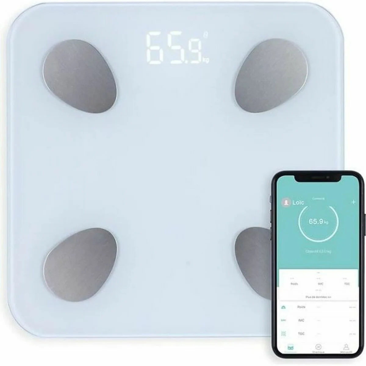Balance numerique de salle de bain livoo dom428 blanc piles x 3 s714097076. Diaytar, c'est l'assurance de découvrir des produits que vous ne trouverez nulle part ailleurs, tous domaines confondus