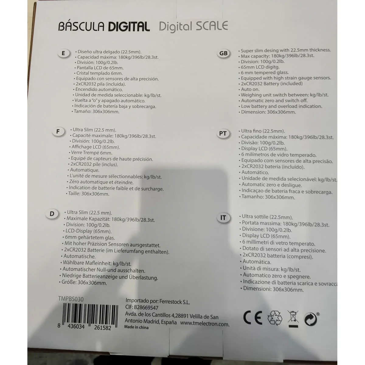 Balance numerique de salle de bain tm electron blanc s650221668. Diaytar : Parce que vous méritez le meilleur, nous sélectionnons l'excellence.