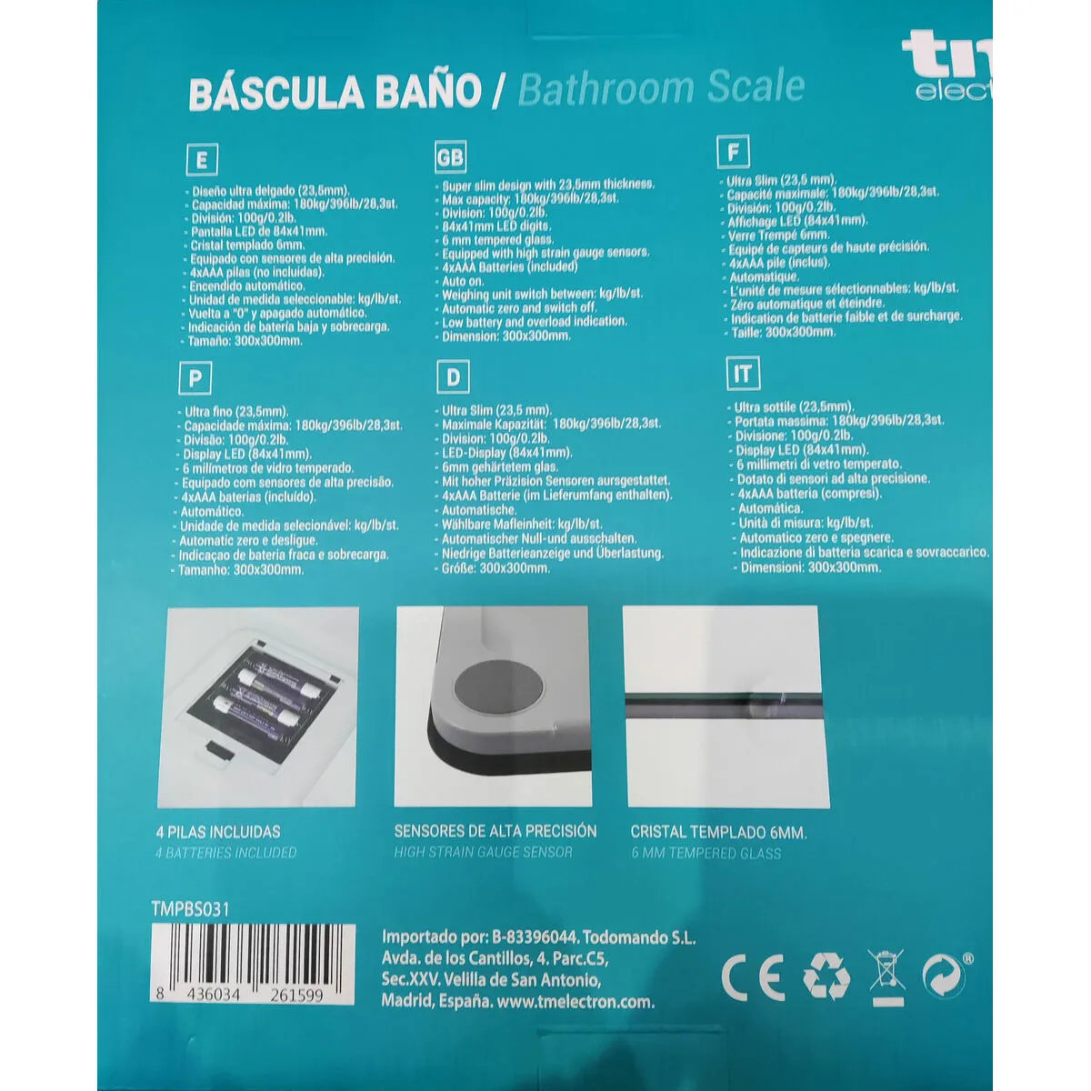 Balance numerique de salle de bain tm electron noir s650221786. Révélez votre style avec la collection capsule Diaytar, limitée et exclusive.