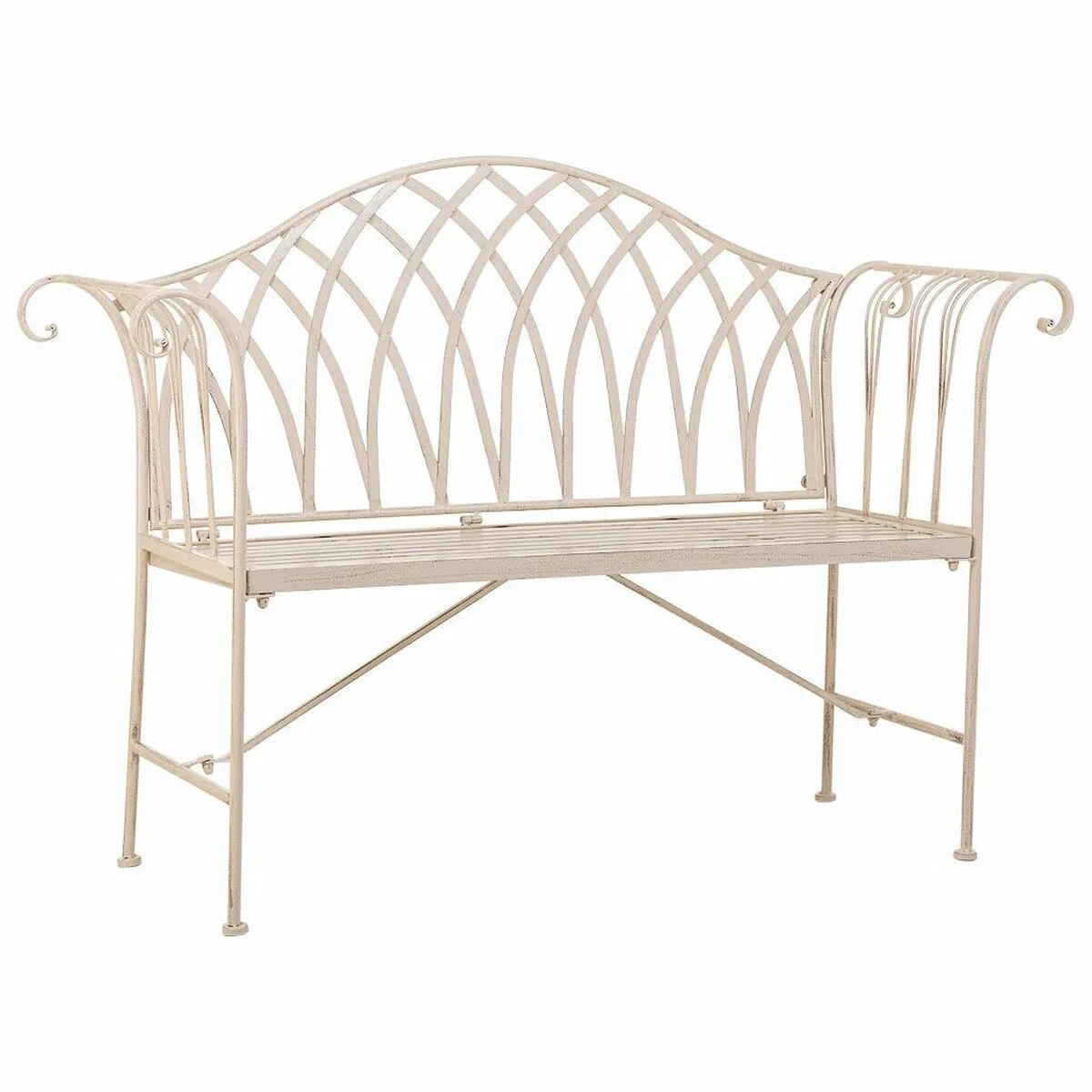 Banc alexandra house living blanc fer 50 x 88 x 110 cm d163223454. Chez Diaytar, chaque achat est une expérience unique. Explorez notre sélection premium !