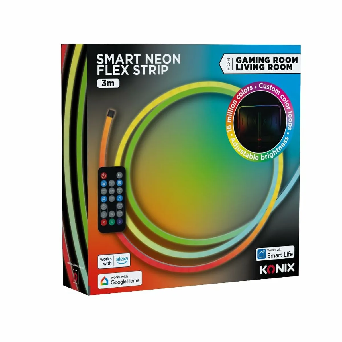 Bandes led konix smart 3 m multicouleur s046293659. Chez Diaytar, chaque détail compte pour votre satisfaction totale.