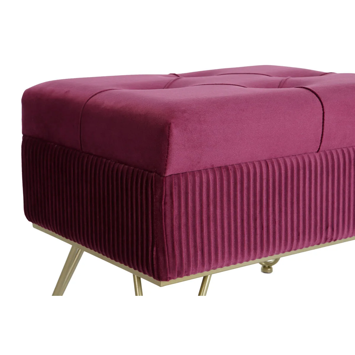 Banquette dkd home decor 110 x 42 x 44 cm metal bordeaux s304437214. Diaytar, c'est la promesse de découvrir au moins un produit qui vous fera dire 'Mais où était-il donc tout ce temps ?'.