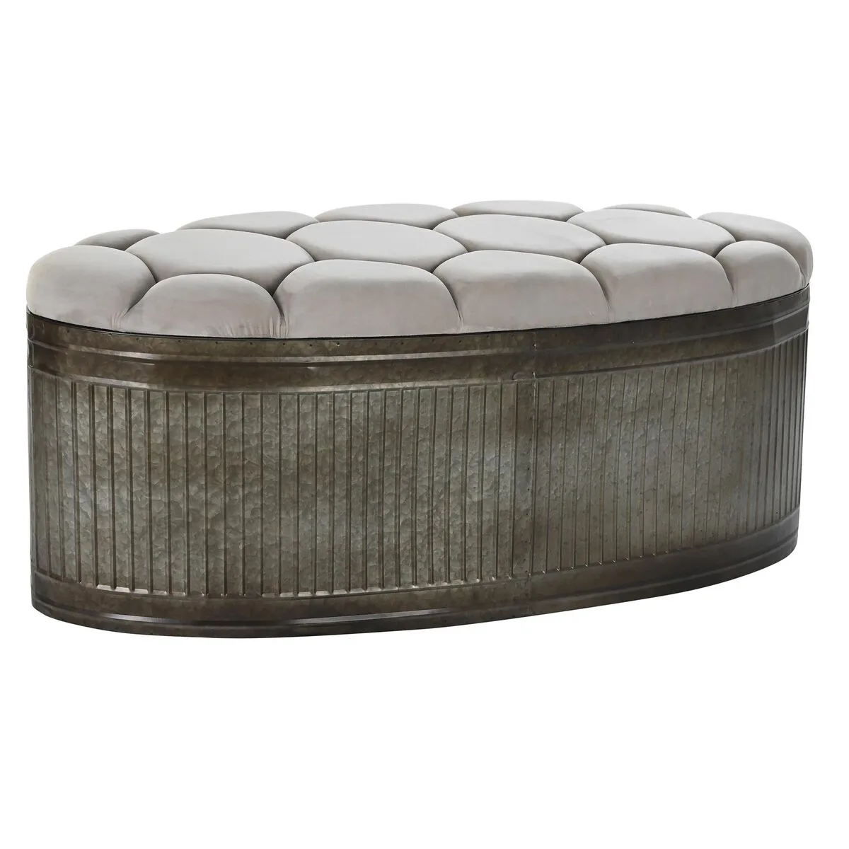 Banquette dkd home decor beige metal polyester brun fonce 121 x 44 x 47 5 cm s303412750. Diaytar Mode : Où l'élégance rencontre l'originalité pour un style unique.