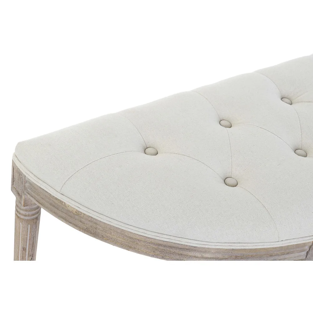 Banquette dkd home decor beige naturel bois d hevea plastique 125 x 43 x 48 cm s302205240. Diaytar vous connecte à l'essentiel et au superflu stylé : une gamme complète de produits pour tous vos besoins et envies