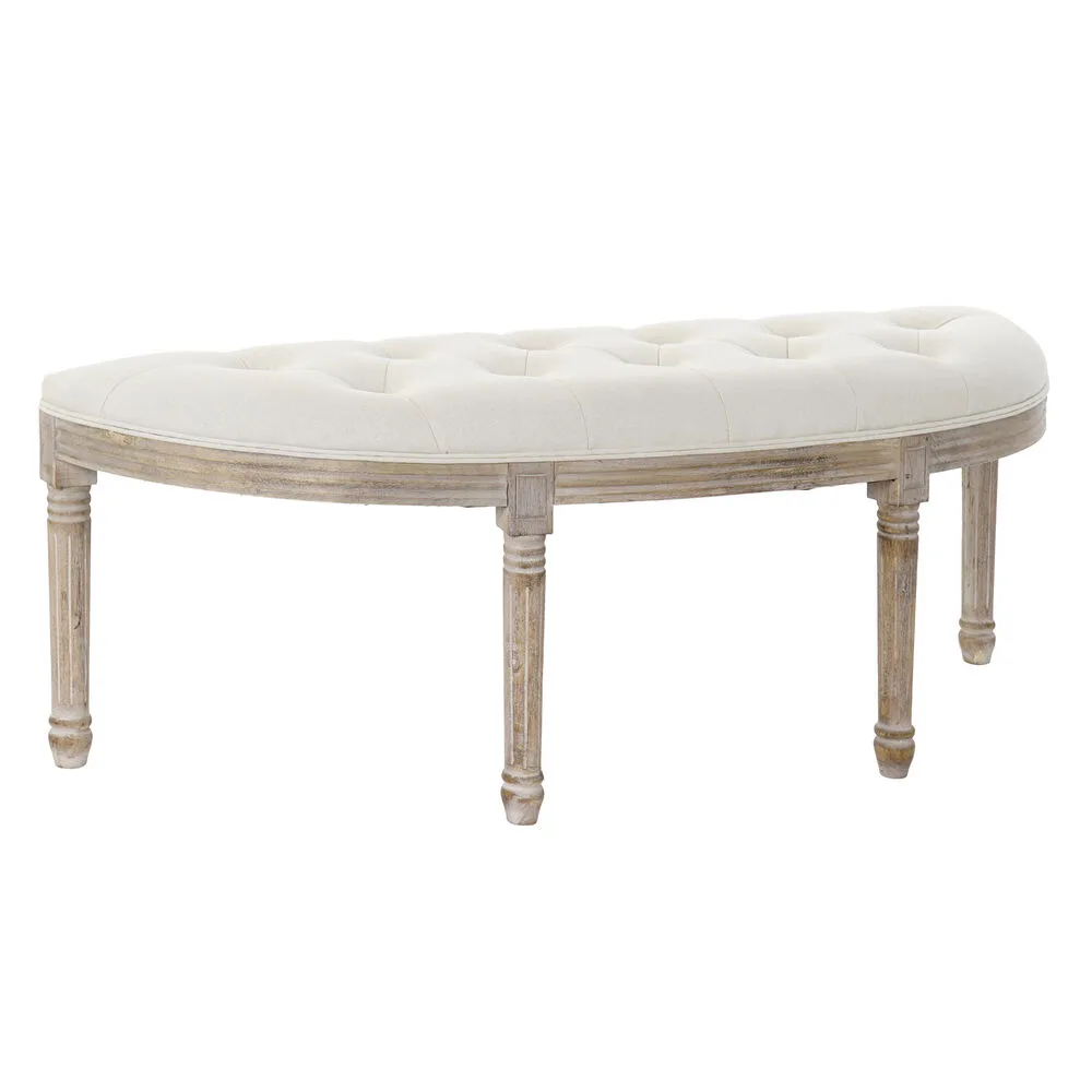 Banquette dkd home decor beige naturel bois d hevea plastique 125 x 43 x 48 cm s302205252. Avec Diaytar, faites le plein d'idées et de produits ingénieux pour toutes les pièces de votre maison et tous les aspects de votre vie