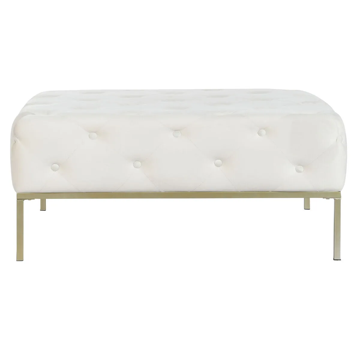 Banquette dkd home decor blanc dore metal 100 x 100 x 45 cm s304438414. Diaytar : là où le shopping devient une forme d'art. Curateur d'un quotidien plus beau et plus fonctionnel.